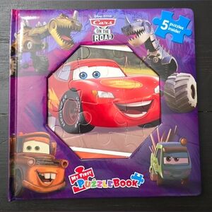 Disney/Pixar Cars on the Road My First Puzzle Book 5 Jigsaw Puzzles Total EUC